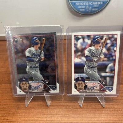 Cheap Sneaks Footwear/Sports Cards Baseball Card JAMES OUTMAN 2023 TOPPS CHROME RC BASE #81