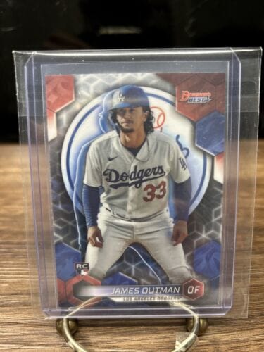 Cheap Sneaks Footwear/Sports Cards Baseball Card JAMES OUTMAN ROOKIE RC 2023 Bowman’s Best Los Angeles Dodgers
