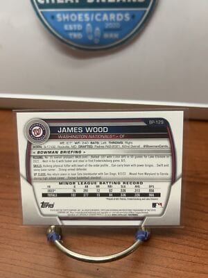 Cheap Sneaks Footwear/Sports Cards Baseball Card James Wood 2023 Bowman 1st Edition #BPPF-129 Washington Nationals