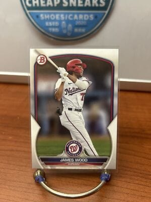 Cheap Sneaks Footwear/Sports Cards Baseball Card James Wood 2023 Bowman 1st Edition #BPPF-129 Washington Nationals