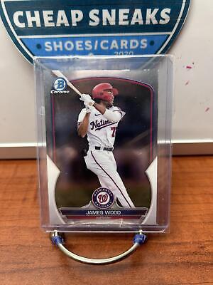 Cheap Sneaks Footwear/Sports Cards Baseball Card James Wood 2023 Bowman Chrome Prospects #BCP-129