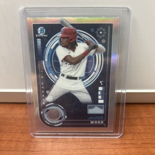 Cheap Sneaks Footwear/Sports Cards Baseball Card James Wood 2024 Bowman Chrome Lot (2)+ Base Card BP-91,BAI-17,PP-14  N