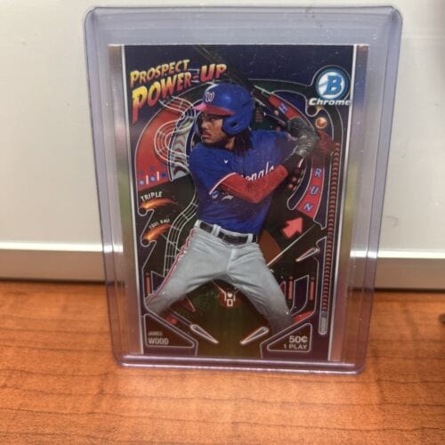 Cheap Sneaks Footwear/Sports Cards Baseball Card James Wood 2024 Bowman Chrome Lot (2)+ Base Card BP-91,BAI-17,PP-14  N