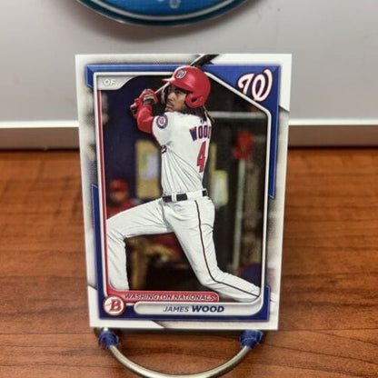 Cheap Sneaks Footwear/Sports Cards Baseball Card James Wood 2024 Bowman Paper Base #BP-91 - Washington Nationals