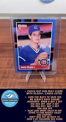 Cheap Sneaks Footwear/Sports Cards Baseball Card Jamie Moyer 1988 Donruss #169 Chicago Cubs