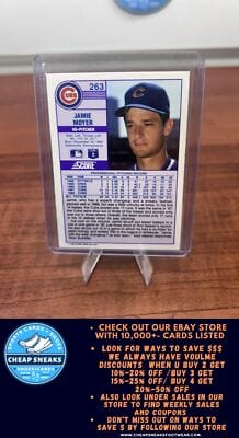 Cheap Sneaks Footwear/Sports Cards Baseball Card Jamie Moyer 1989 Score #263 Chicago Cubs