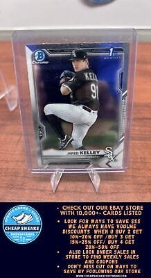 Cheap Sneaks Footwear/Sports Cards Baseball Card Jared Kelley 2021 Bowman Chrome Prospects #BCP-106 Chicago White Sox