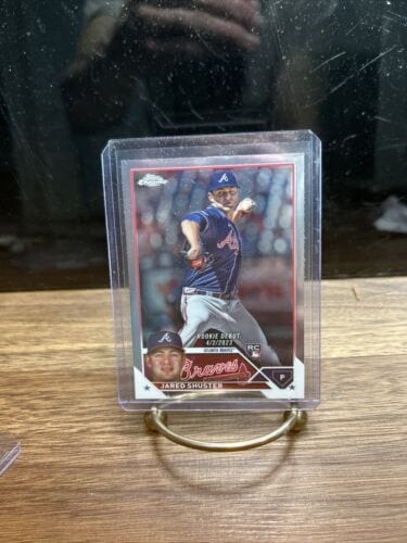 Cheap Sneaks Footwear/Sports Cards Baseball Card Jared Shuster 2023 Topps Chrome Update MLB Debut #USC202 RC Atlanta Br
