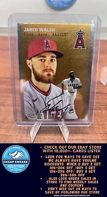 Cheap Sneaks Footwear/Sports Cards Baseball Card Jared Walsh 2023 Topps Chrome Platinum Anniversary #183 Los Angeles An