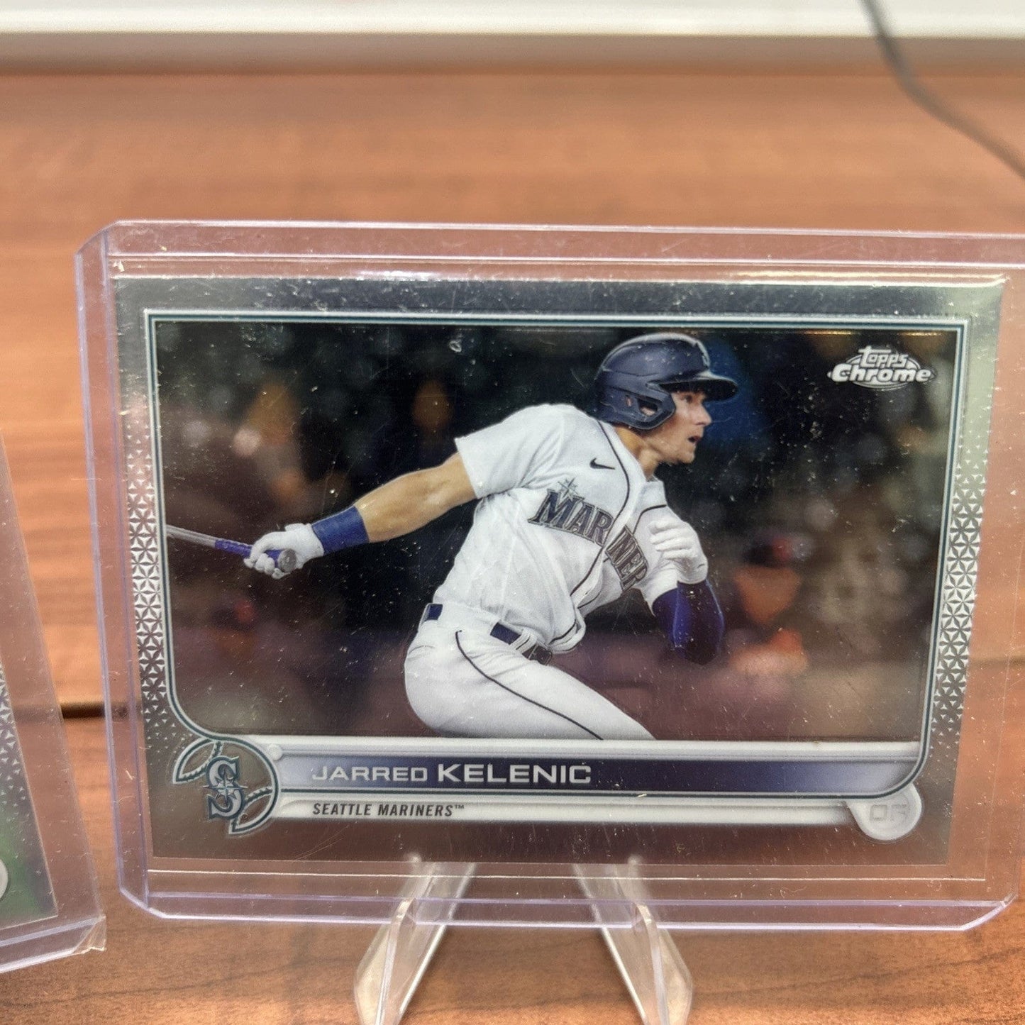 Cheap Sneaks Footwear/Sports Cards Baseball Card Jarred Kelenic 2022 Topps Chrome #135 Lot Sepia, Prism Refractor + Bas