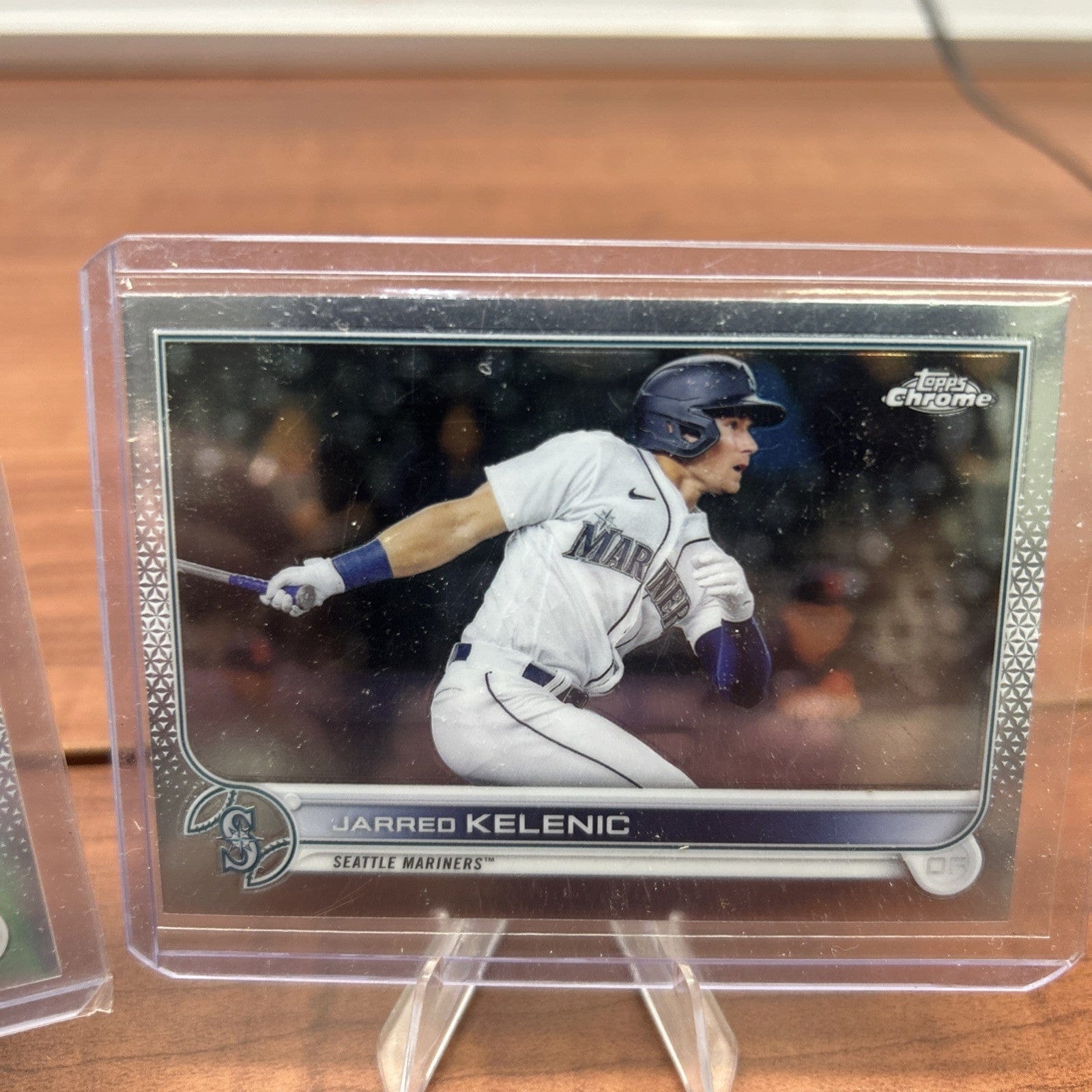 Cheap Sneaks Footwear/Sports Cards Baseball Card Jarred Kelenic 2022 Topps Chrome #135 Lot Sepia, Prism Refractor + Bas