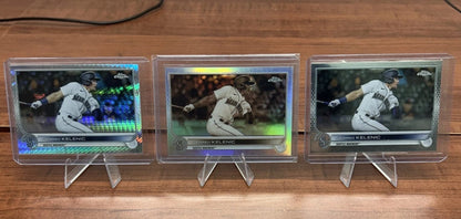 Cheap Sneaks Footwear/Sports Cards Baseball Card Jarred Kelenic 2022 Topps Chrome #135 Lot Sepia, Prism Refractor + Bas