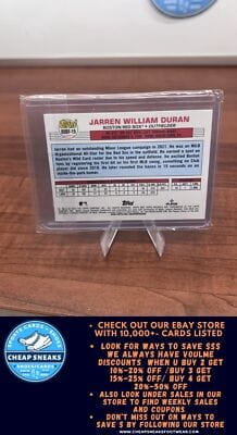 Cheap Sneaks Footwear/Sports Cards Baseball Card Jarren Duran 2022 Topps Archives 1988 Topps Big Foil #88BF-15 Boston R