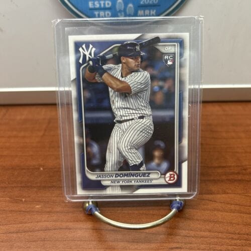 Cheap Sneaks Footwear/Sports Cards Baseball Card Jason Dominguez RC 2024 Bowman Baseball  Rookie Card  #17 New York Yan