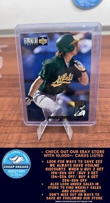 Cheap Sneaks Footwear/Sports Cards Baseball Card Jason Giambi 1994 Collector's Choice Gold Signature #657 Oakland Athle