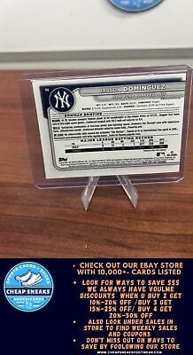Cheap Sneaks Footwear/Sports Cards Baseball Card Jasson Domínguez RC 2024 Bowman Chrome #94 New York Yankees
