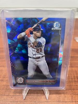 Cheap Sneaks Footwear/Sports Cards Baseball Card Javier Baez 2022 Bowman Chrome Sapphire Edition #68 Detroit Tigers