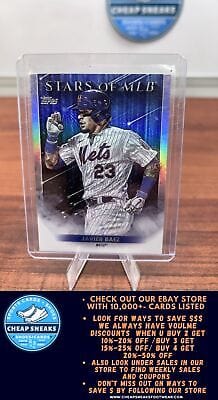Cheap Sneaks Footwear/Sports Cards Baseball Card Javier Baez 2022 Topps Stars of MLB Chrome #SMLBC-5 New York Mets