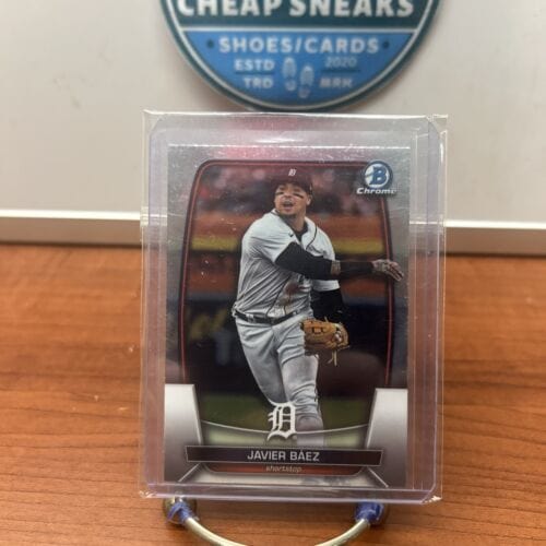 Cheap Sneaks Footwear/Sports Cards Baseball Card Javier Baez 2023 Bowman Chrome Baseball #13 - Detroit Tigers