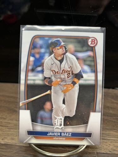 Cheap Sneaks Footwear/Sports Cards Baseball Card Javier Baez 2023 Bowman Detroit Tigers#18