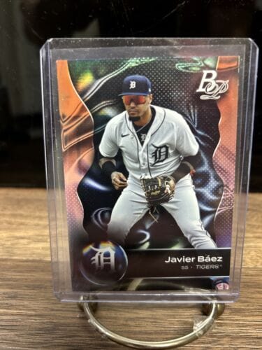 Cheap Sneaks Footwear/Sports Cards Baseball Card Javier Baez 2023 Bowman Platinum Detroit Tigers Baseball Card #19