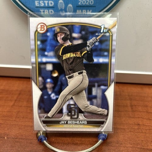 Cheap Sneaks Footwear/Sports Cards Baseball Card Jay Beshears 2023 Bowman Draft 1st Base Paper San Diego Padres #BDC-16
