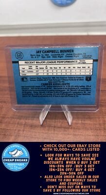 Cheap Sneaks Footwear/Sports Cards Baseball Card Jay Buhner RC 1988 Donruss #545c New York Yankees