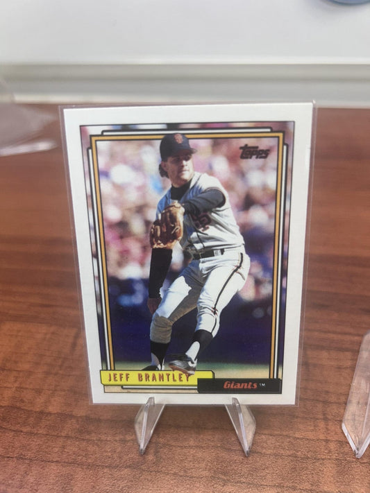 Cheap Sneaks Footwear/Sports Cards Baseball Card Jeff Brantley 1992 Topps #491 San Francisco Giants