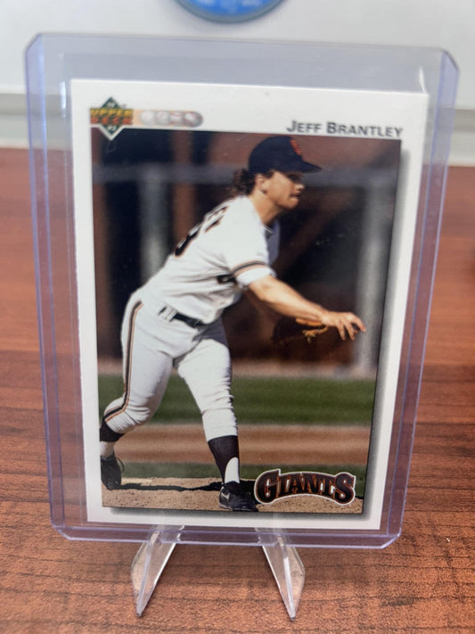 Cheap Sneaks Footwear/Sports Cards Baseball Card Jeff Brantley 1992 Upper Deck #581 San Francisco Giants