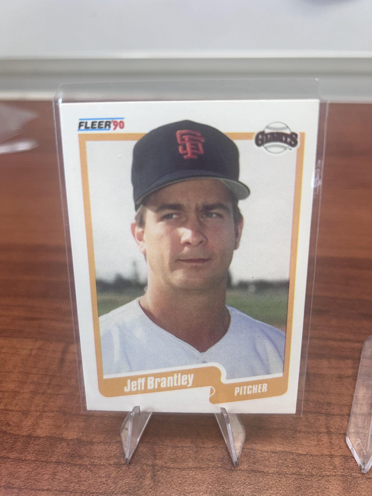 Cheap Sneaks Footwear/Sports Cards Baseball Card Jeff Brantley RC 1990 Fleer #52 San Francisco Giants
