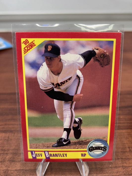 Cheap Sneaks Footwear/Sports Cards Baseball Card Jeff Brantley RC 1990 Score #371 San Francisco Giants