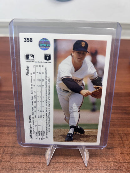 Cheap Sneaks Footwear/Sports Cards Baseball Card Jeff Brantley RC 1990 Upper Deck #358 San Francisco Giants
