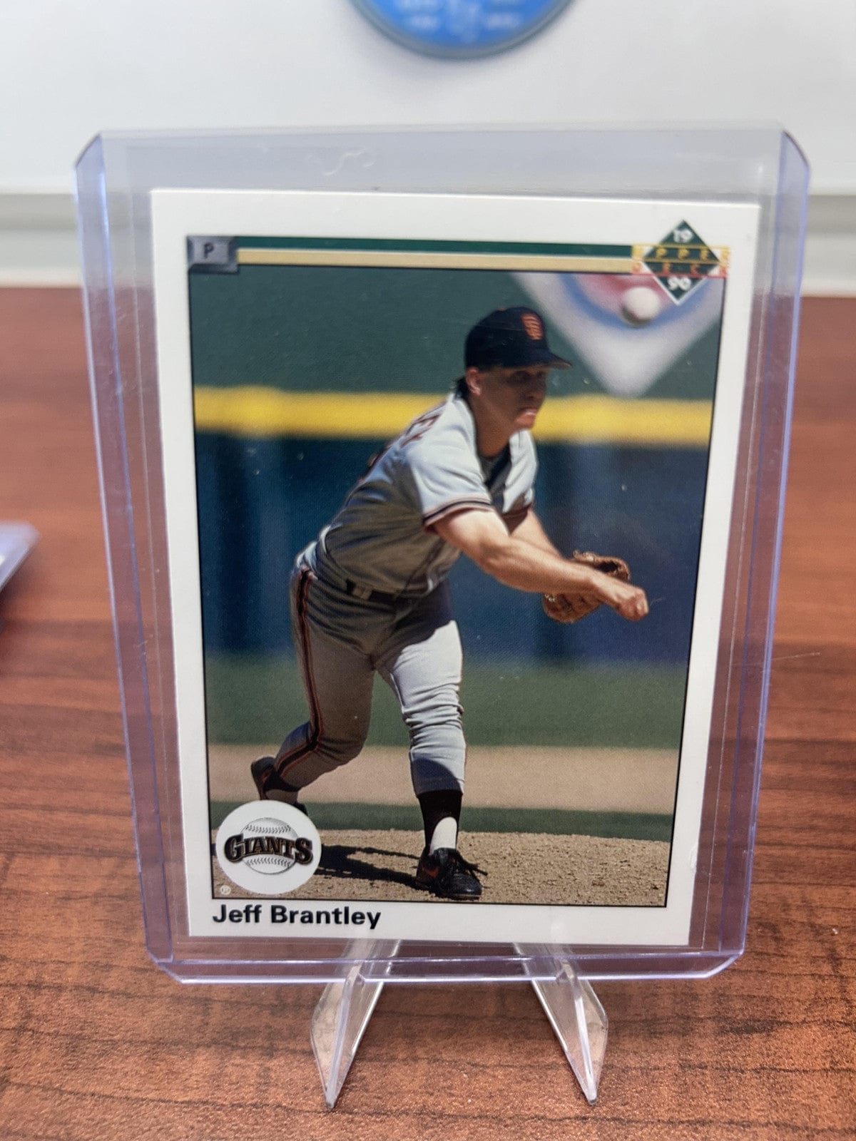 Cheap Sneaks Footwear/Sports Cards Baseball Card Jeff Brantley RC 1990 Upper Deck #358 San Francisco Giants