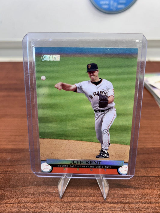 Cheap Sneaks Footwear/Sports Cards Baseball Card Jeff Kent 2001 Stadium Club #63 San Francisco Giants