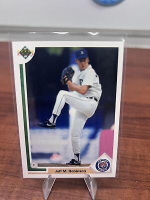 Cheap Sneaks Footwear/Sports Cards Baseball Card Jeff M. Robinson 1991 Upper Deck #676 Detroit Tigers