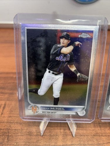 Cheap Sneaks Footwear/Sports Cards Baseball Card Jeff McNeil 2022 Topps Chrome #2 New York Mets (X2)