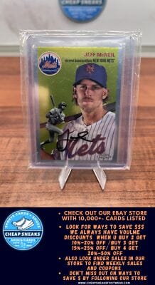 Cheap Sneaks Footwear/Sports Cards Baseball Card Jeff McNeil 2023 Topps Chrome Platinum Anniversary #393 New York Mets