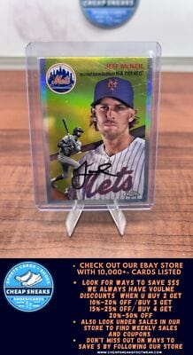 Cheap Sneaks Footwear/Sports Cards Baseball Card Jeff McNeil 2023 Topps Chrome Platinum Anniversary Refractor #393 New