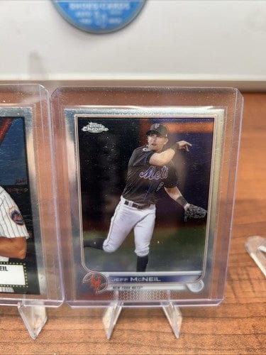 Cheap Sneaks Footwear/Sports Cards Baseball Card Jeff McNeil Lot 2021 Topps Chrome Platinum Anniversary #289 +22 Chrome