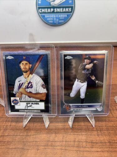 Cheap Sneaks Footwear/Sports Cards Baseball Card Jeff McNeil Lot 2021 Topps Chrome Platinum Anniversary #289 +22 Chrome