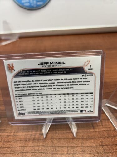 Cheap Sneaks Footwear/Sports Cards Baseball Card Jeff McNeil Lot 2021 Topps Chrome Platinum Anniversary #289 +22 Chrome