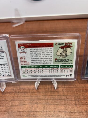 Cheap Sneaks Footwear/Sports Cards Baseball Card Jeff McNeil Lot 2022 Topps  Chrome #2 (X2) 2020 Topps Archives New Yor