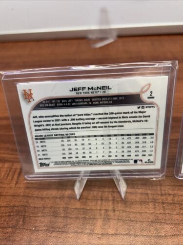 Cheap Sneaks Footwear/Sports Cards Baseball Card Jeff McNeil Lot 2022 Topps  Chrome #2 (X2) 2020 Topps Archives New Yor