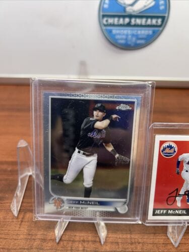 Cheap Sneaks Footwear/Sports Cards Baseball Card Jeff McNeil Lot 2022 Topps  Chrome #2 (X2) 2020 Topps Archives New Yor