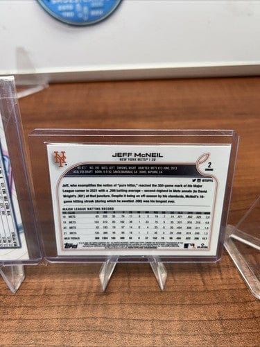 Cheap Sneaks Footwear/Sports Cards Baseball Card Jeff McNeil Lot 2023 Topps Chrome Cosmic #20 +22 Chrome #2 New York Me