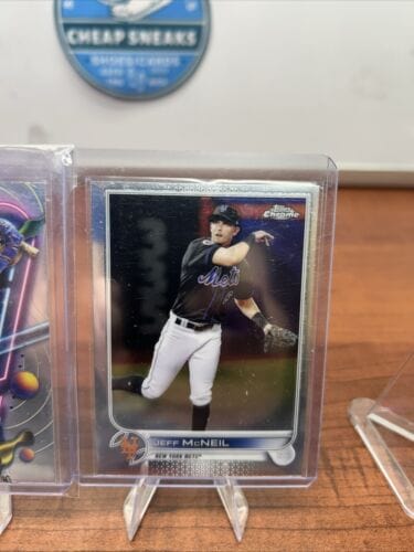 Cheap Sneaks Footwear/Sports Cards Baseball Card Jeff McNeil Lot 2023 Topps Chrome Cosmic #20 +22 Chrome #2 New York Me