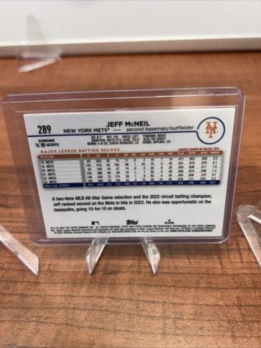 Cheap Sneaks Footwear/Sports Cards Baseball Card Jeff McNeil Lot 2023 Topps Cosmic/platinum Anniversary/Pink Refractor