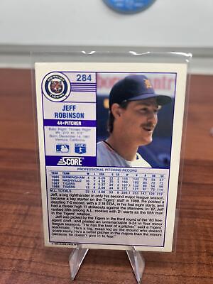 Cheap Sneaks Footwear/Sports Cards Baseball Card Jeff Robinson 1989 Score #284 Detroit Tigers