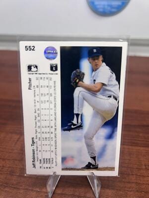 Cheap Sneaks Footwear/Sports Cards Baseball Card Jeff Robinson 1990 Upper Deck #552 Detroit Tigers