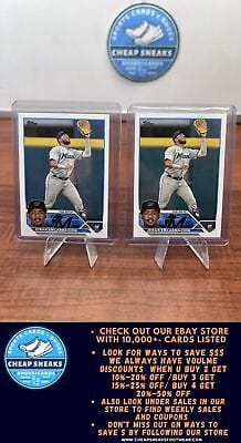 Cheap Sneaks Footwear/Sports Cards Baseball Card Jerar Encarnacion RC 2023 Topps #318  Marlins + Bonus Card